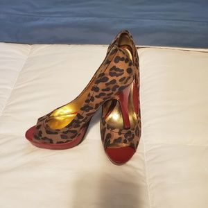 Candies Peep Toe Pumps